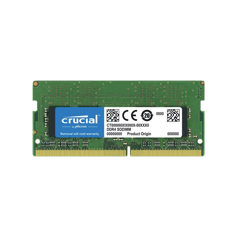 PLUS會員：Crucial 英睿達(dá) 8GB DDR4 3200頻率 筆記本內(nèi)存條 美光（原鎂光）原廠顆粒 AI電腦配件