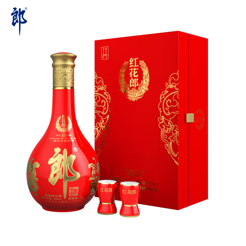 紅花郎15 53度 500mL單瓶禮盒