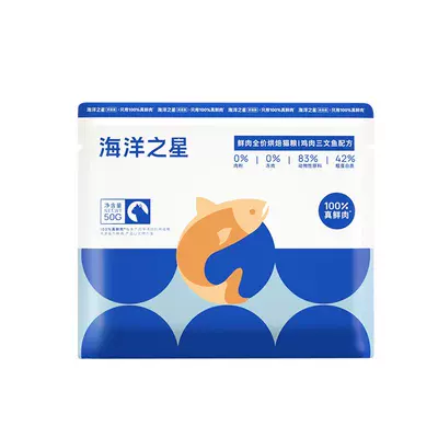 海洋之星 烘焙貓糧 雞肉三文魚 200g