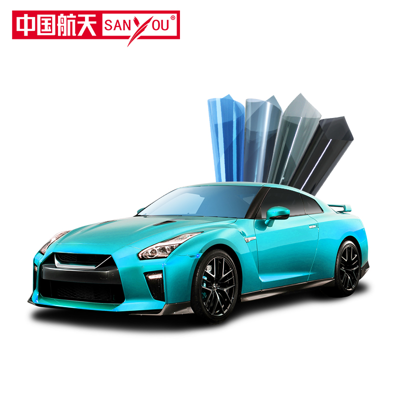 山由 中國(guó)航天 汽車隱私玻璃貼膜 全車套餐
