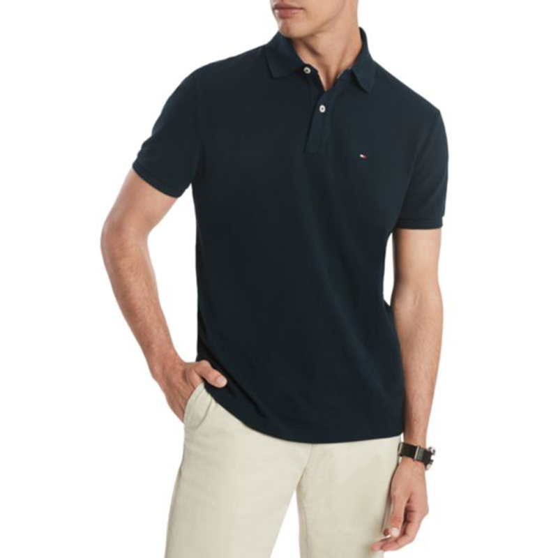 88VIP會員：TOMMY HILFIGER 男士純色POLO衫 7803120