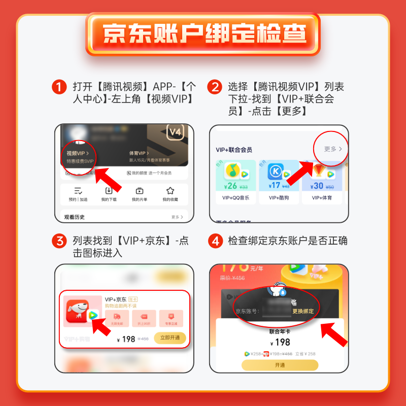 騰訊視頻 Tencent Video VIP會員年卡+京東PLUS年卡