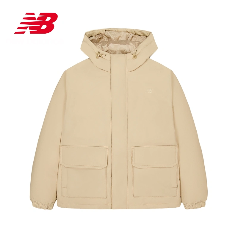 new balance 男款保暖連帽鴨絨羽絨服 AMJ43359