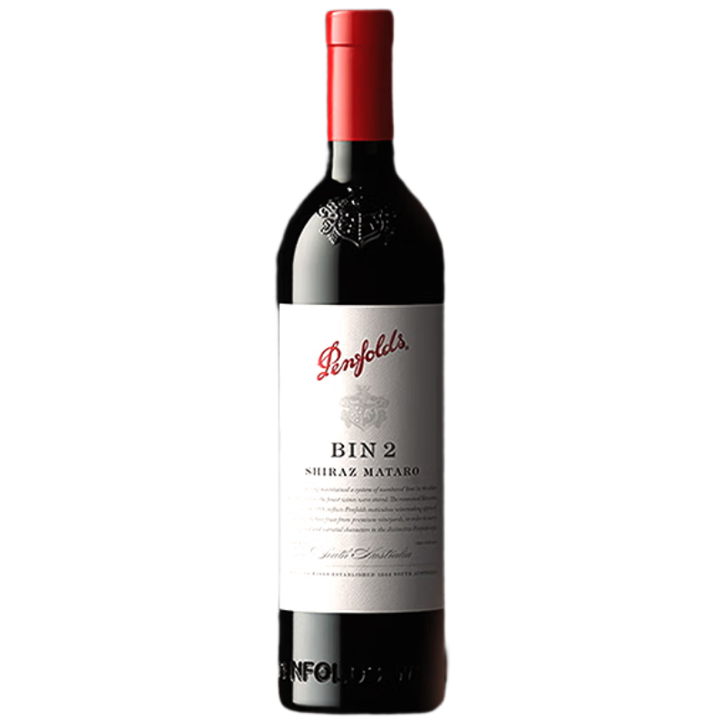 Plus會員:奔富（Penfolds）BIN2設(shè)拉子瑪塔羅紅葡萄酒 750ml單瓶裝 澳洲原產(chǎn)