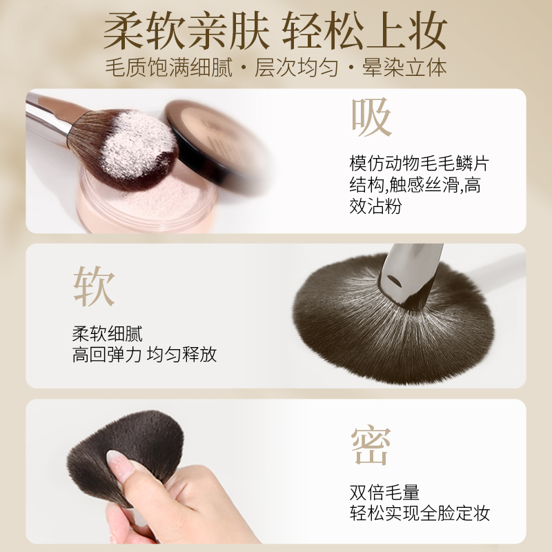 美妝工具 SIXPLUS 11支化妝刷套裝眼部眼影刷散粉底腮紅刷子化妝師套刷