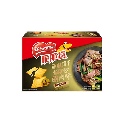 雀巢脆脆鯊煙筍炒臘肉味薄脆餅干