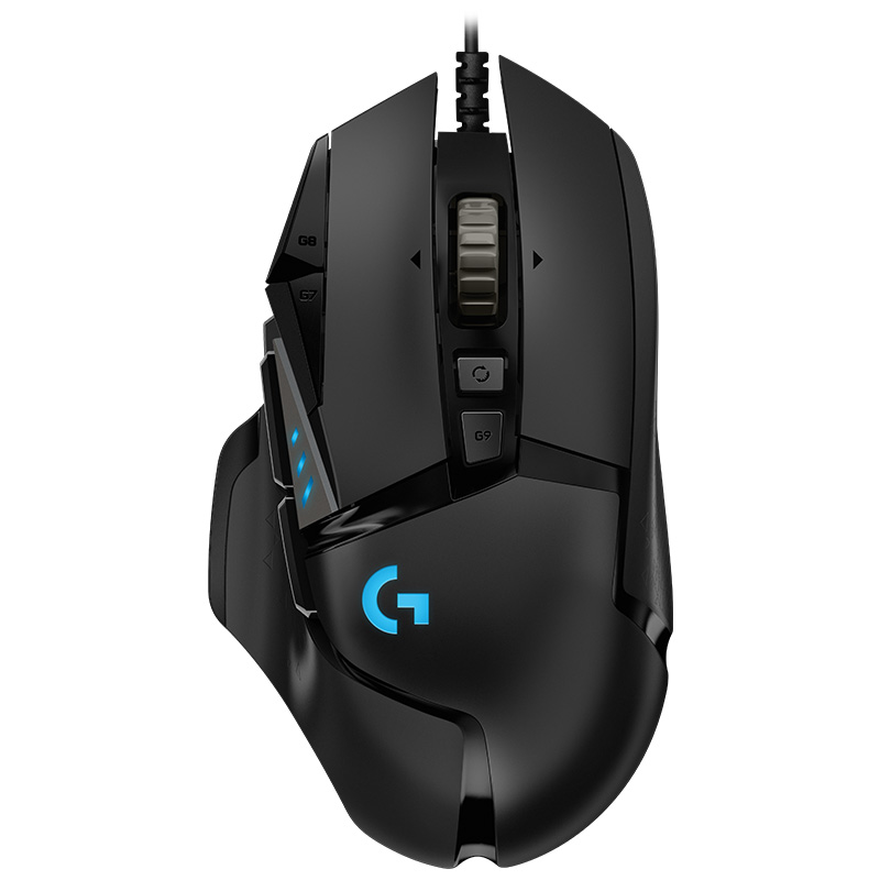 國家補貼、PLUS會員：羅技 logitech G502 HERO 主宰者 有線鼠標 RGB 黑色