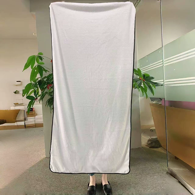 15天免費試用 珊瑚絨加大加厚浴巾60*120cm