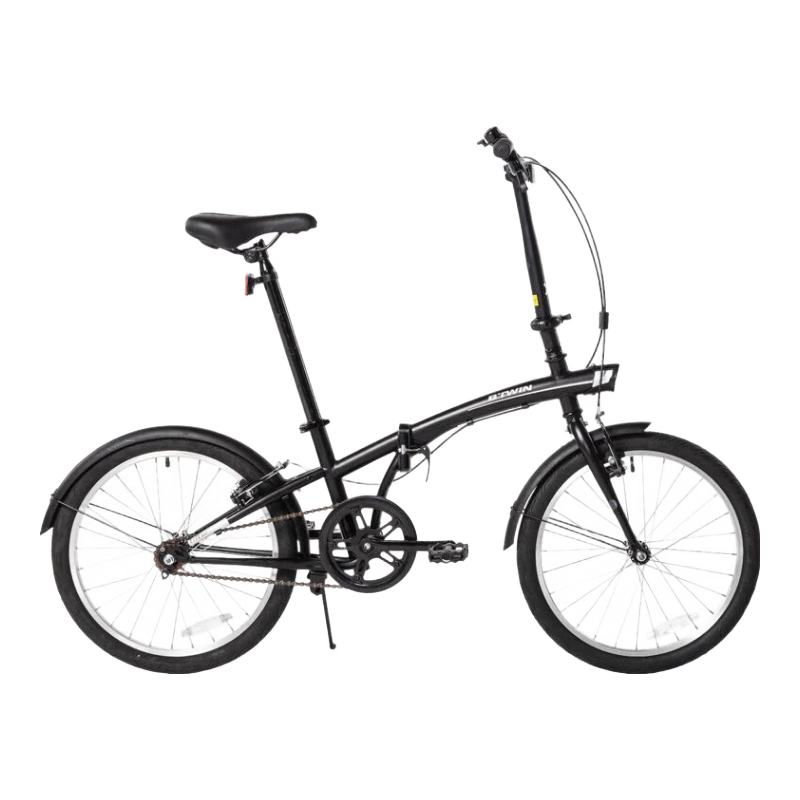 迪卡儂 DECATHLON TILT 100 折疊自行車 8480236 黑色