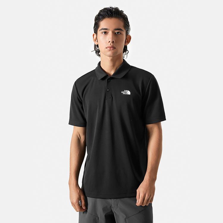THE NORTH FACE 北面 短袖T恤男戶外運動經典舒適透氣POLO衫7QOW