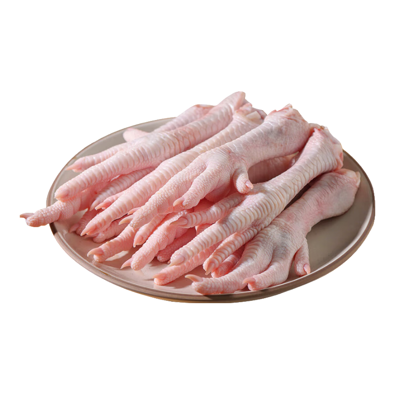 plus會(huì)員：鮮京采 雞爪 1kg 冷凍 生鮮 鹵雞爪燒烤食材*4件+湊單