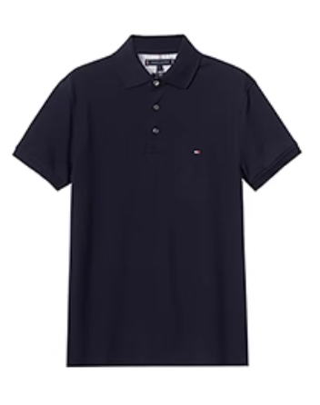 TOMMY HILFIGER 男士休閑商務POLO衫修身短袖T恤