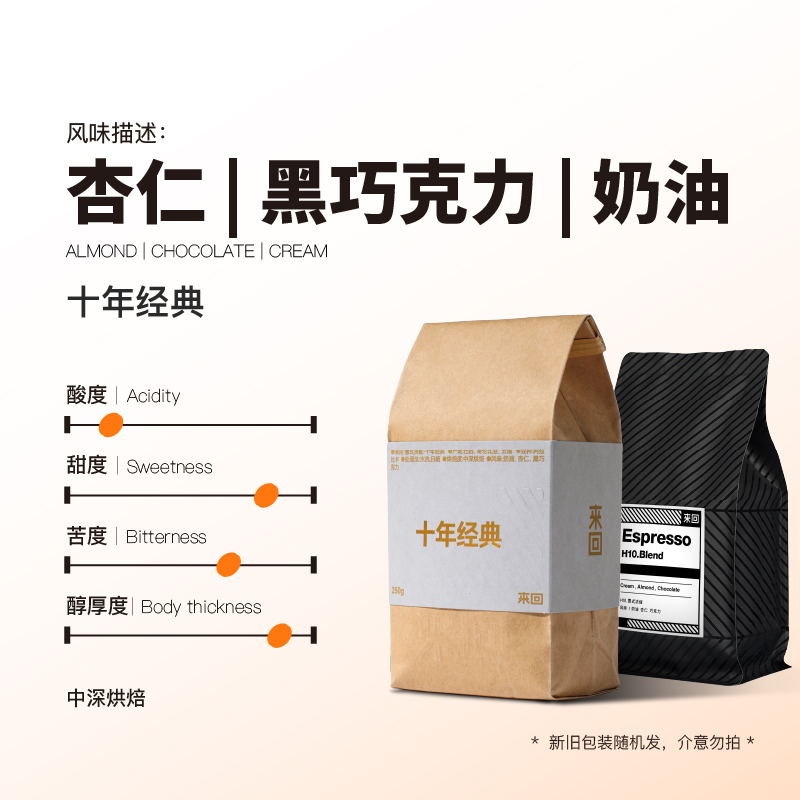 來回咖啡 H7巴西SOE意式濃縮咖啡豆250g