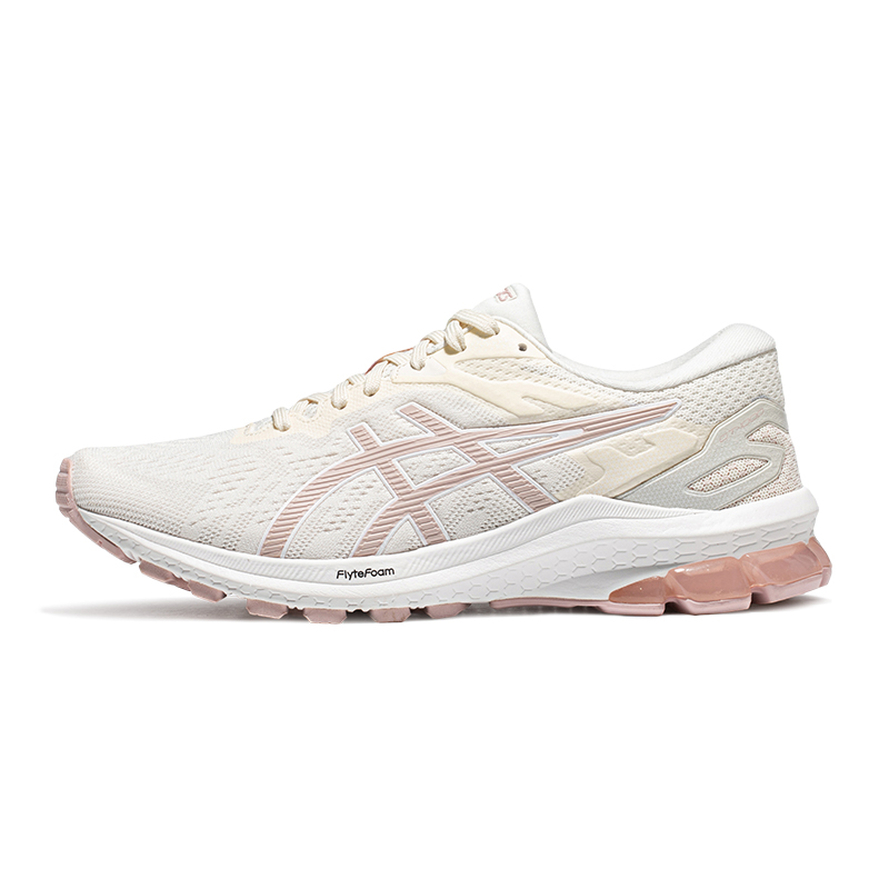 ASICS 亞瑟士 跑步鞋男鞋穩(wěn)定舒適運動鞋透氣耐磨支撐跑鞋 GT-1000 10 米棕色/黃色 42