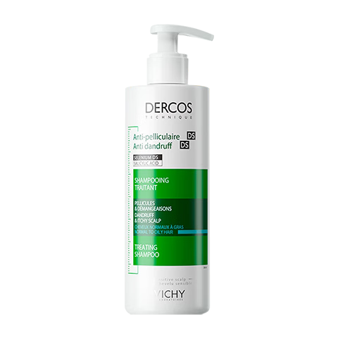 薇姿（VICHY）綠標控油去屑洗發(fā)水390ml 1﹪納米級二硫化硒 柔順秀發(fā)法國進口*2件