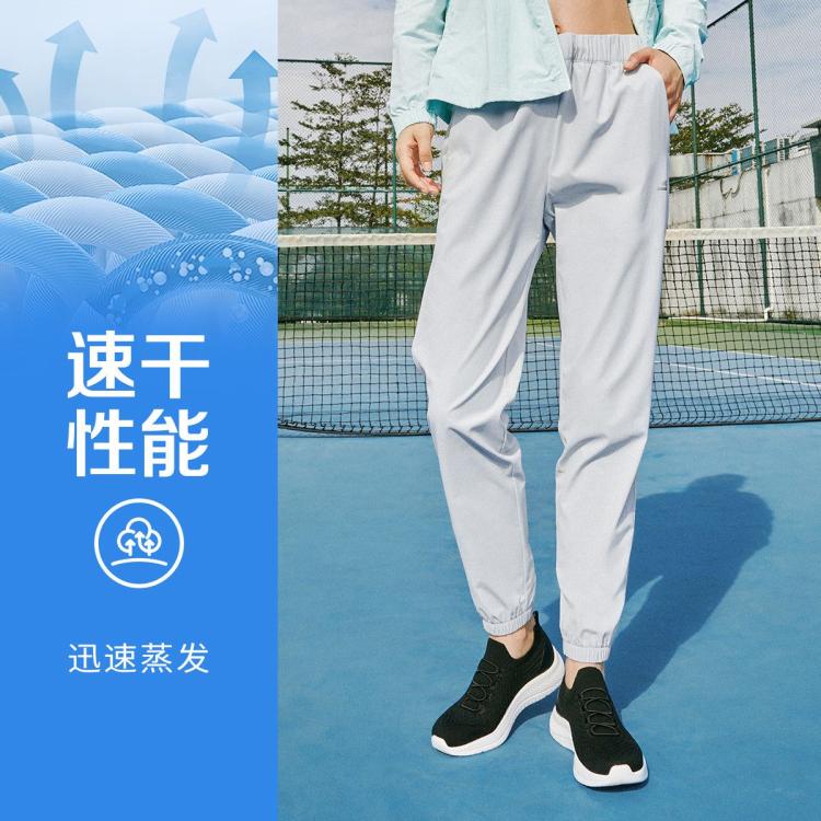 SKECHERS 斯凱奇 23年GODRY戶外運動褲女長褲梭織透氣慢跑褲女式休閑褲