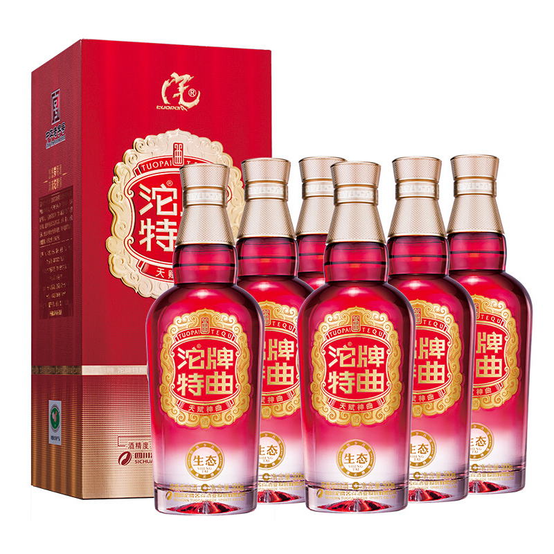 沱牌 特曲 38%vol 濃香型白酒 500ml*6瓶