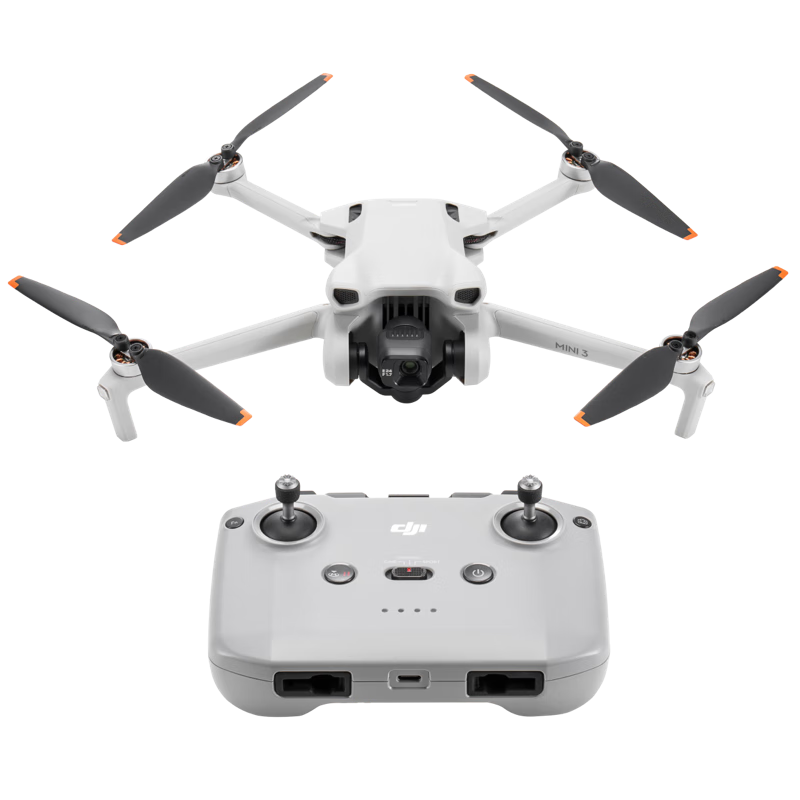 政府補貼：大疆 DJI Mini 3 優選迷你航拍機 智能高清拍攝無人機 小型遙控飛機 兼容帶屏遙控器