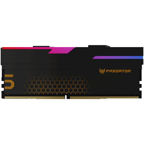 PLUS會(huì)員：PREDATOR 宏碁掠奪者 48G(24G?)套裝 DDR5 6000頻率 臺(tái)式機(jī)內(nèi)存條 Hermes冰刃系列 RGB燈條(C28) 石耀黑