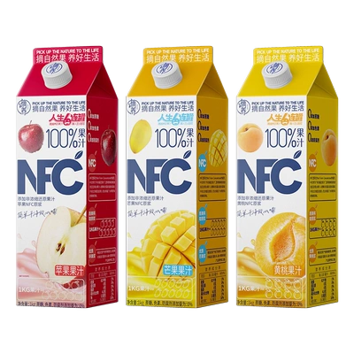 摘養(yǎng) NFC純果汁鮮榨 多口味 1kg*2盒