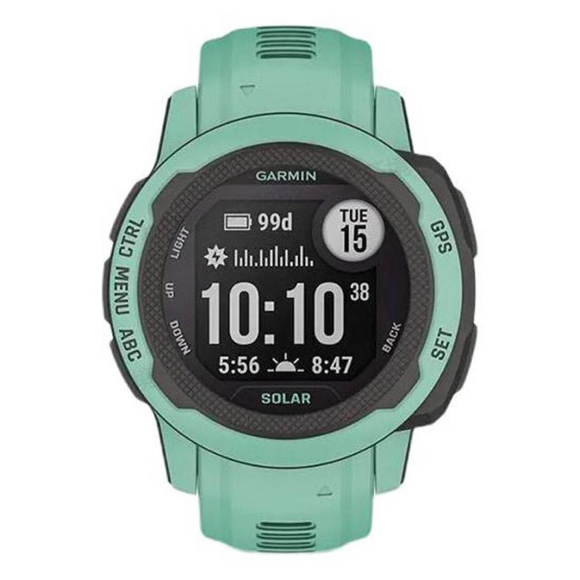 8日開始、佳明（GARMIN）本能Instinct2S太陽能運動版湖水綠心率血氧跑步戶外運動手表