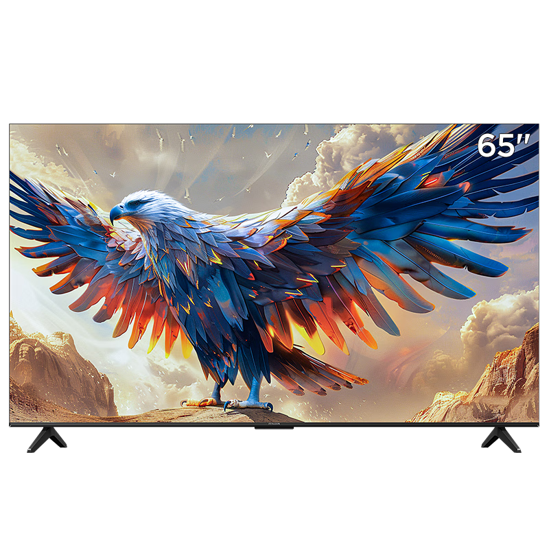 PLUS會員：TCL 雷鳥 鵬7 24款 65英寸游戲電視 144Hz高刷 HDMI2.1 4K超高清 超薄液晶智能平板電視機