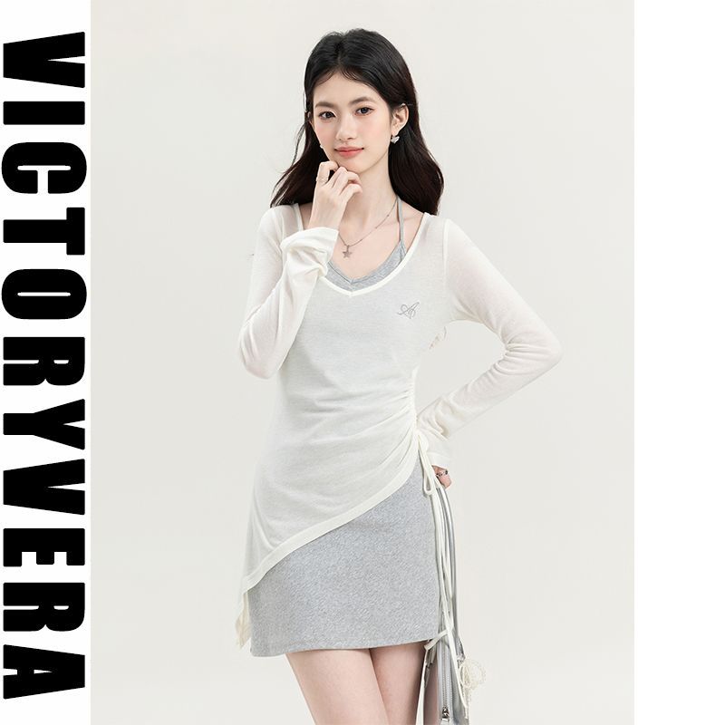 victory&vera VICTORYVERA 莫利納少女 女士防曬罩衫連衣裙套裝
