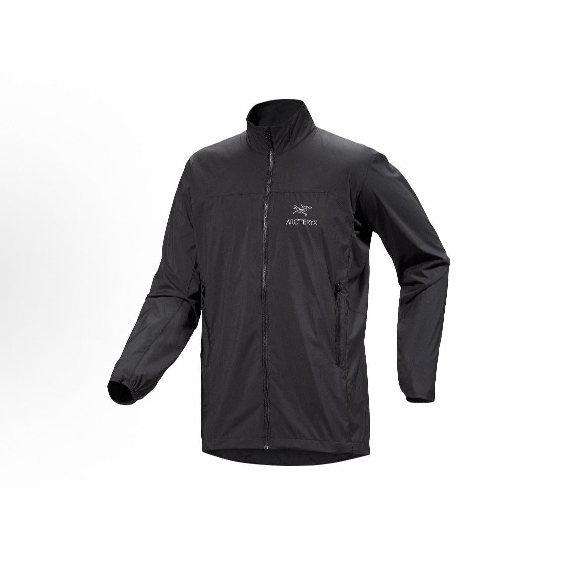 ARC'TERYX 始祖鳥 Squamish 春夏戴帽立領(lǐng)風(fēng)殼戶外長(zhǎng)袖輕量夾克外套