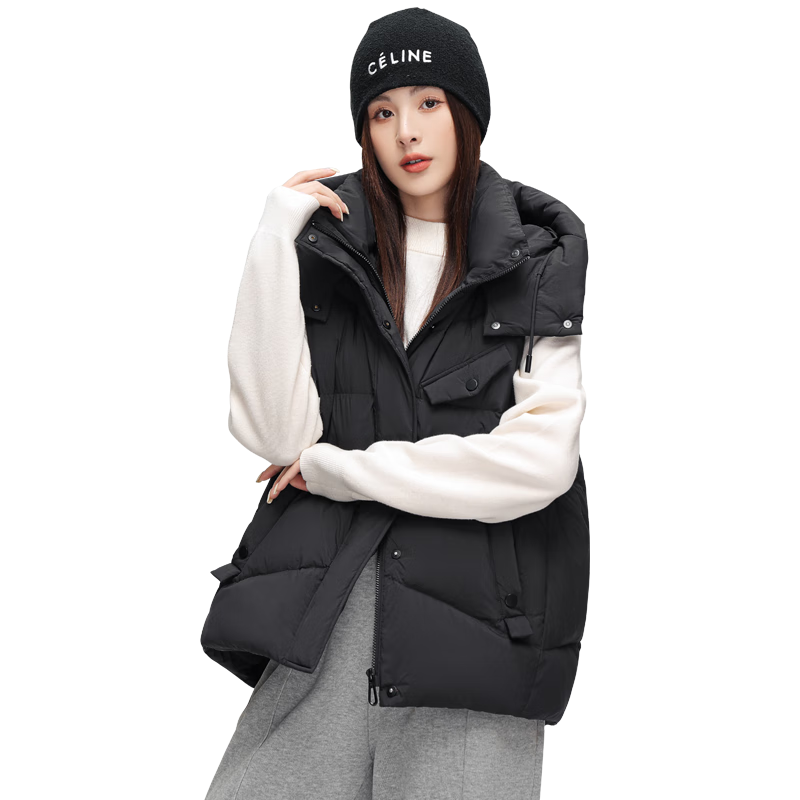 SNOWFLYING 雪中飛 秋冬季羽絨馬甲女 反季清倉