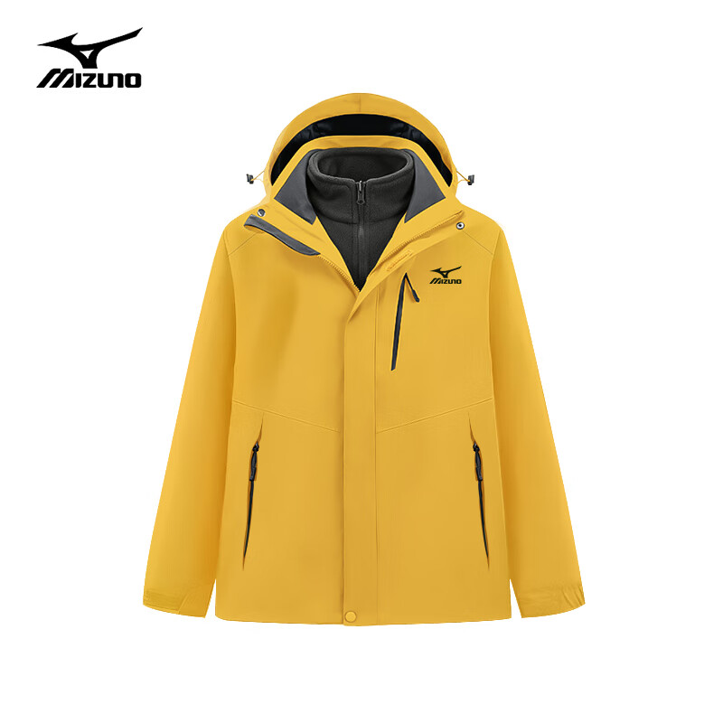 plus會員：Mizuno 美津濃 男女款戶外三合一沖鋒衣 A2CE2640