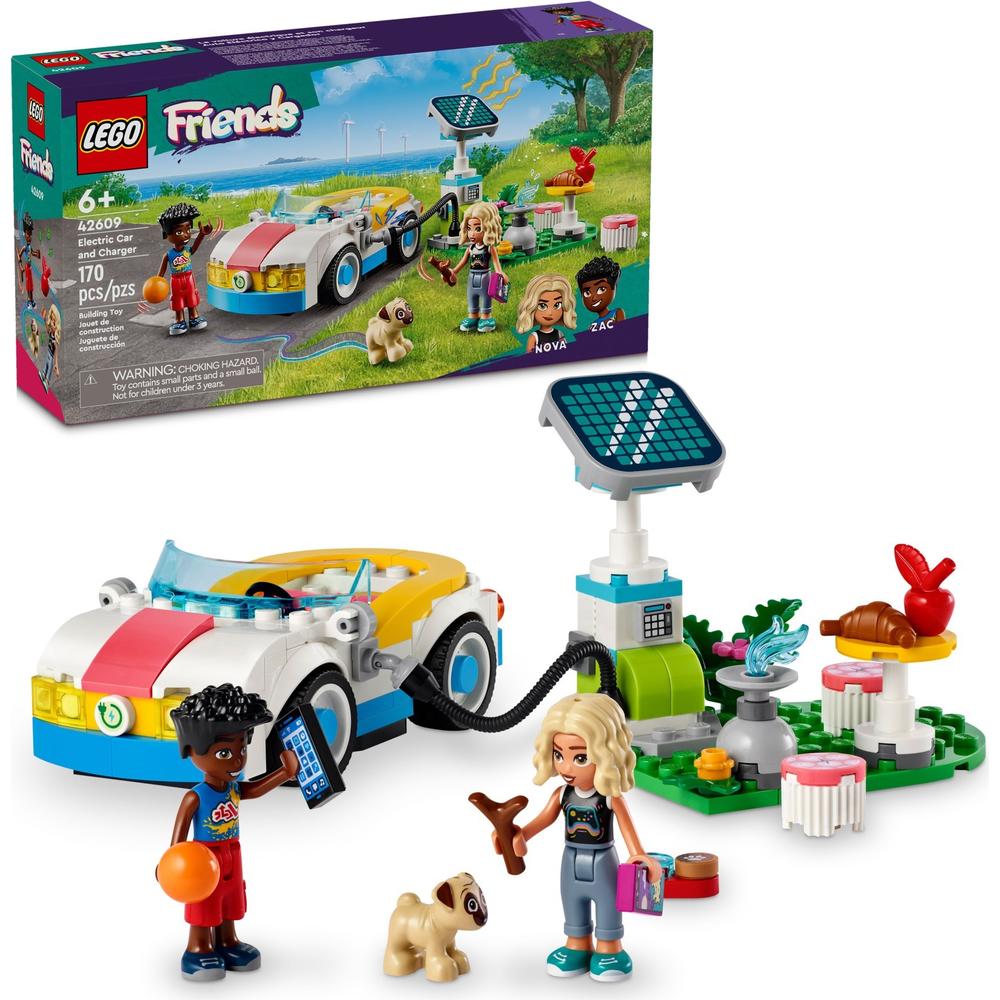 LEGO 樂高 Friends好朋友系列 42609 新能源車與充電樁