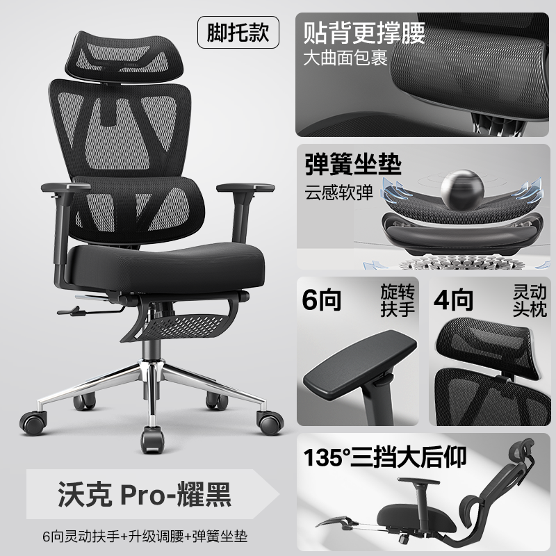 永藝 MC-1151E 沃克PRO 人體工學(xué)電腦椅