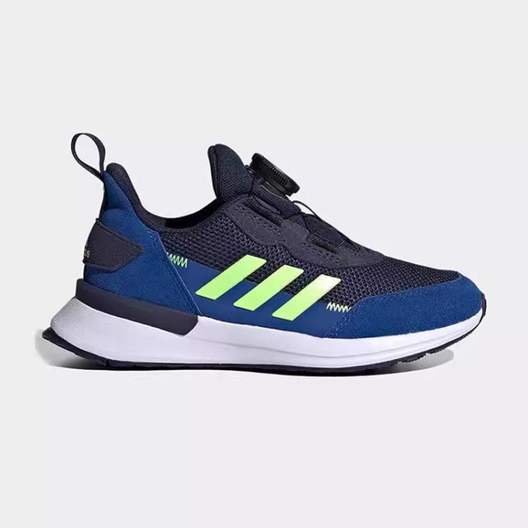 adidas 阿迪達斯 兒童鞋訓練透氣運動鞋男童鞋耐磨舒適板鞋輕便戶外休閑鞋