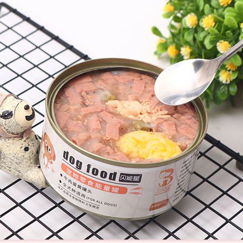 beinengxing 貝能星 狗狗罐頭零食 牛肉蛋黃（買一送一）