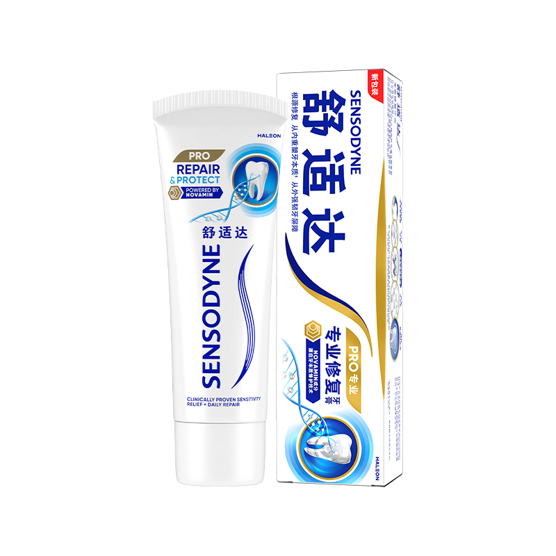 京東PLUS：舒適達(dá) 專業(yè)修復(fù)牙膏 90g