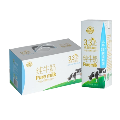88VIP:莊園牧場(chǎng)純牛奶200ml×10盒