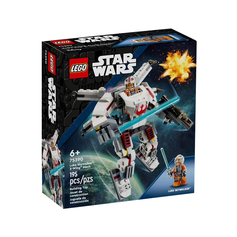 LEGO 樂高 75390盧克·天行者 X-翼機甲 拼接積木玩具