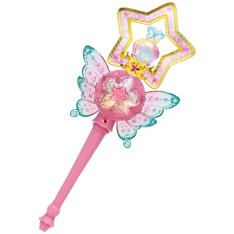 plus會(huì)員：奧迪雙鉆 巴啦啦小魔仙 魔法棒 星緣蝶啟蝶趣版 變身器玩具 (禮盒裝